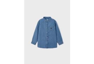 (28685) CAMISA M/L SOFT DENIM