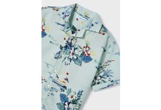 (29388) CAMISA M/C RESORT ESTAMPADA